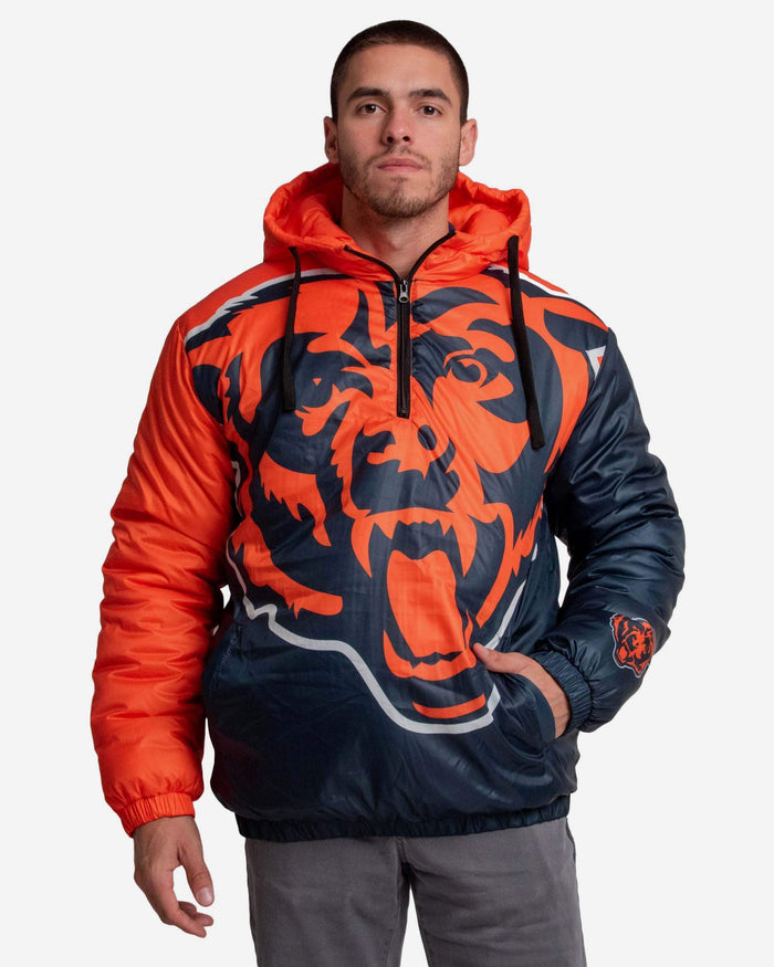 Chicago Bears Tundra Puffy Poly Fill Pullover FOCO S - FOCO.com