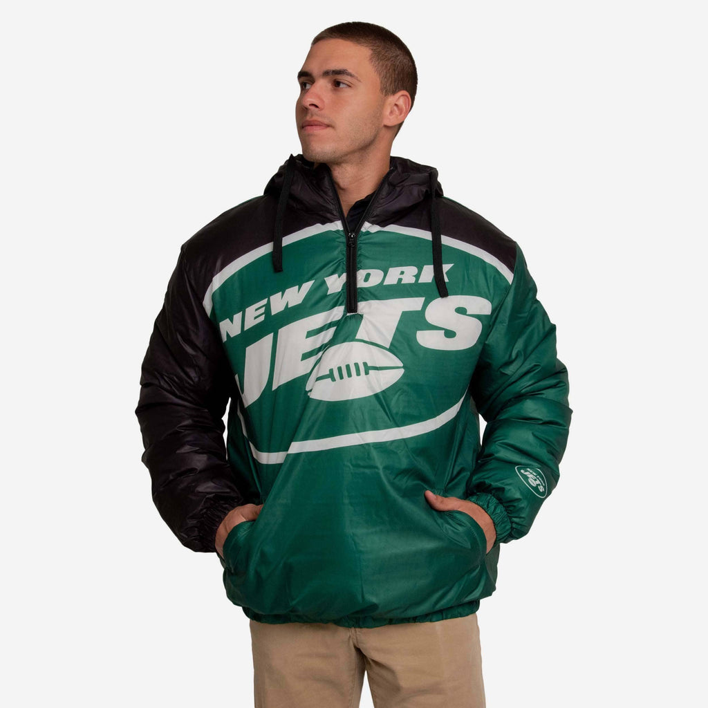 New York Jets Tundra Puffy Poly Fill Pullover FOCO S - FOCO.com