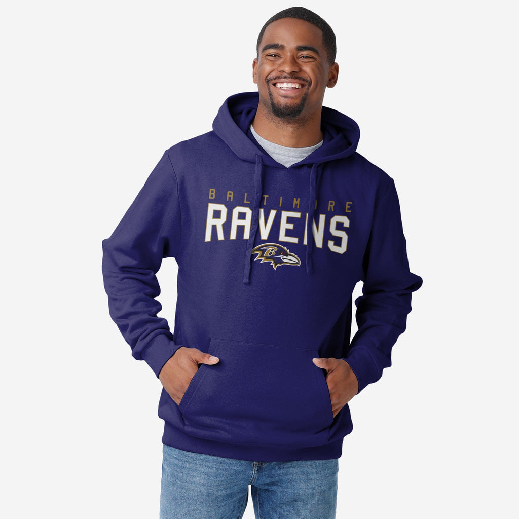 Baltimore Ravens Solid Hoodie FOCO S - FOCO.com