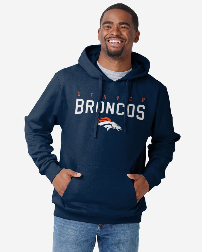 Denver Broncos Solid Hoodie FOCO S - FOCO.com