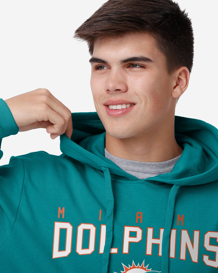 Miami Dolphins Solid Hoodie FOCO - FOCO.com