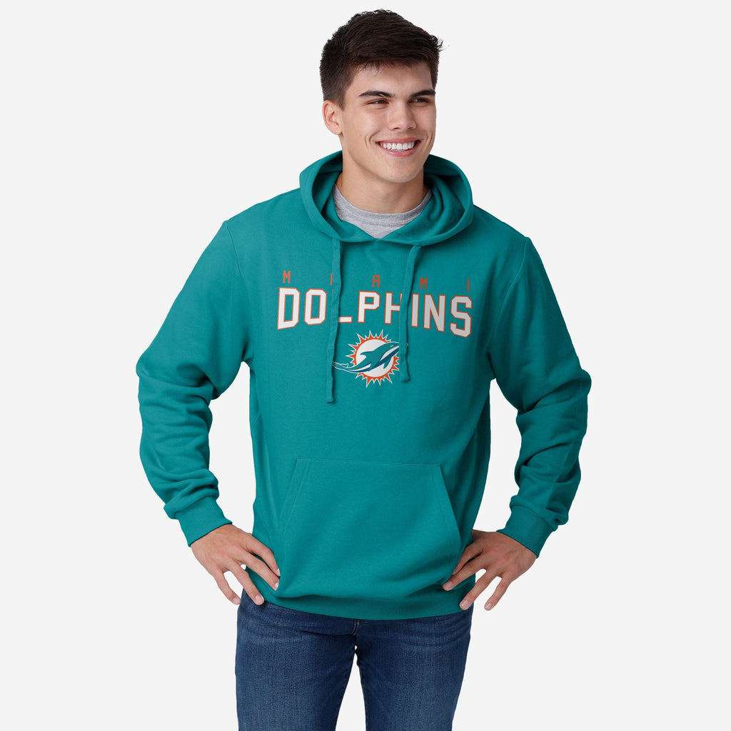 Miami Dolphins Solid Hoodie FOCO S - FOCO.com