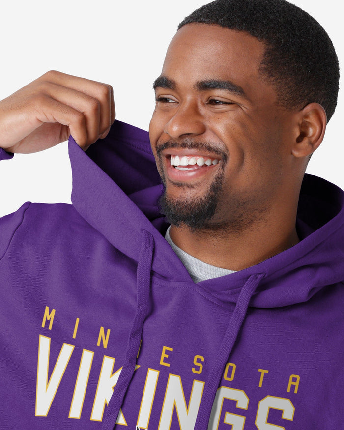 Minnesota Vikings Solid Hoodie FOCO - FOCO.com