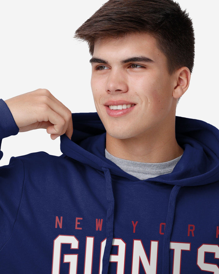 New York Giants Solid Hoodie FOCO - FOCO.com