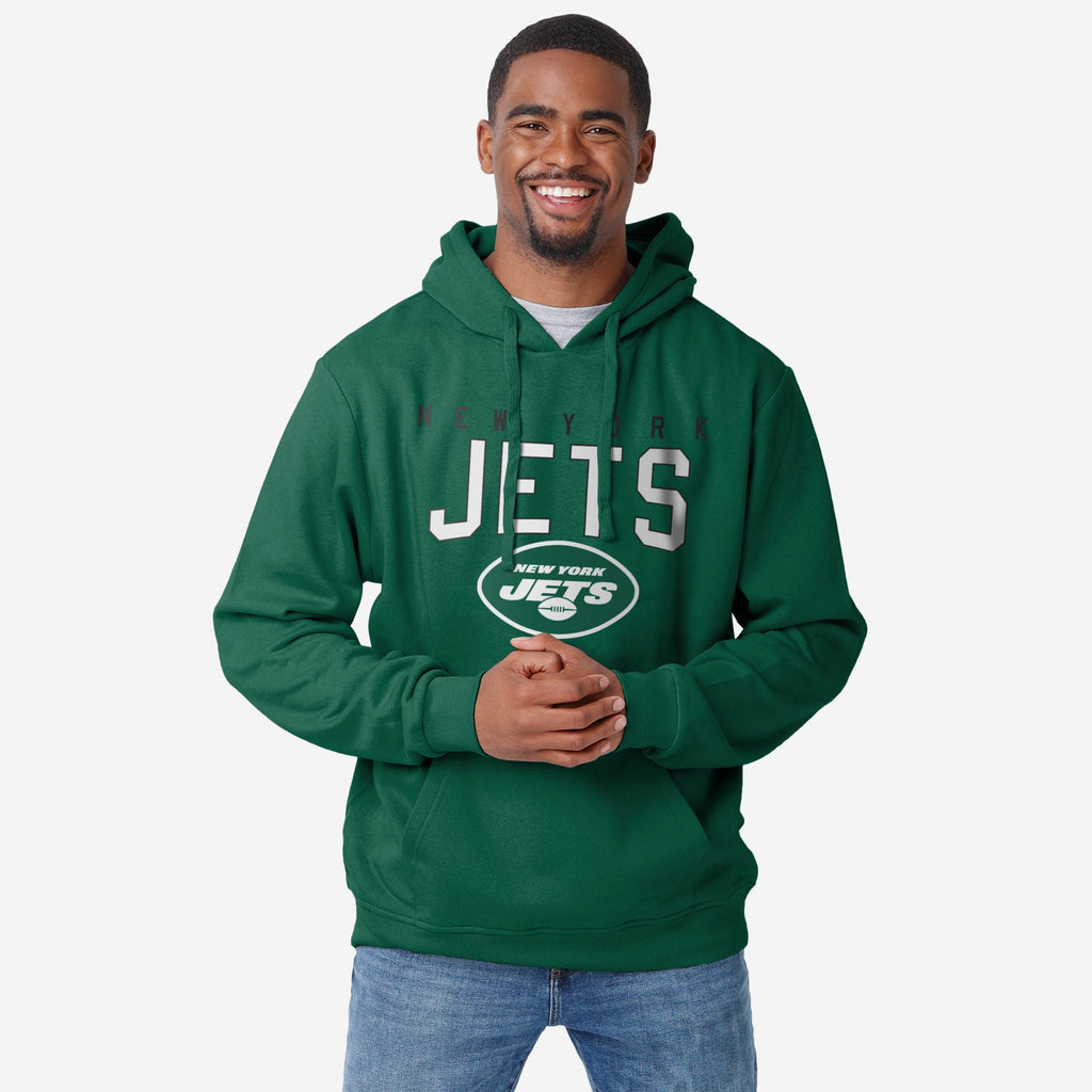 New York Jets Solid Hoodie FOCO S - FOCO.com