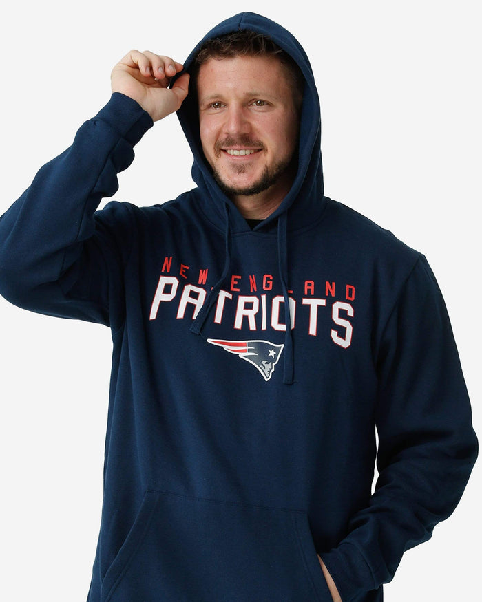 New England Patriots Solid Hoodie FOCO - FOCO.com