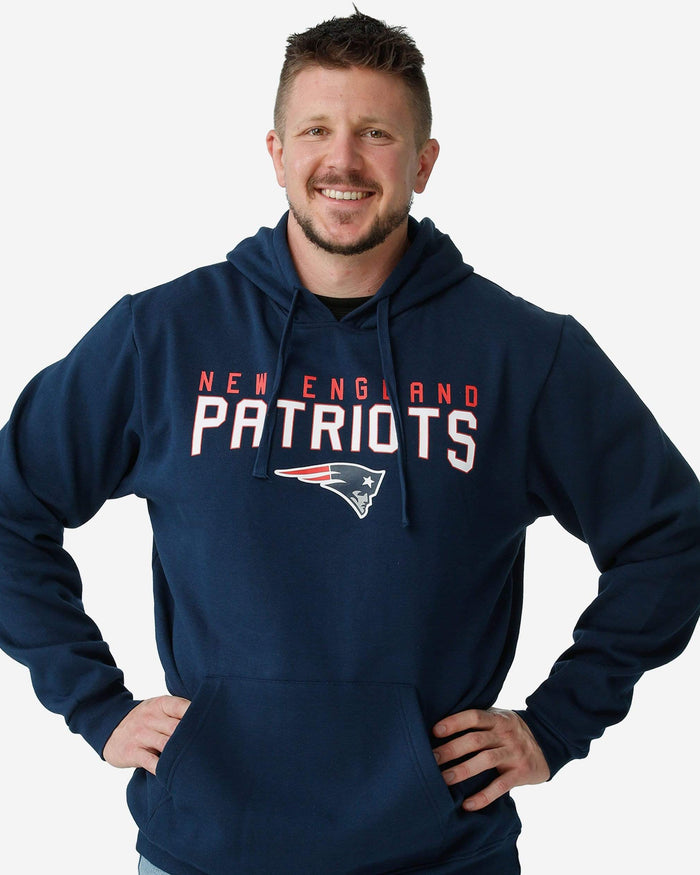 New England Patriots Solid Hoodie FOCO - FOCO.com