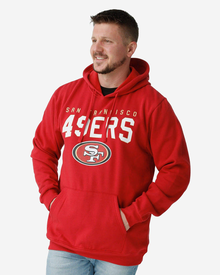 San Francisco 49ers Solid Hoodie FOCO S - FOCO.com