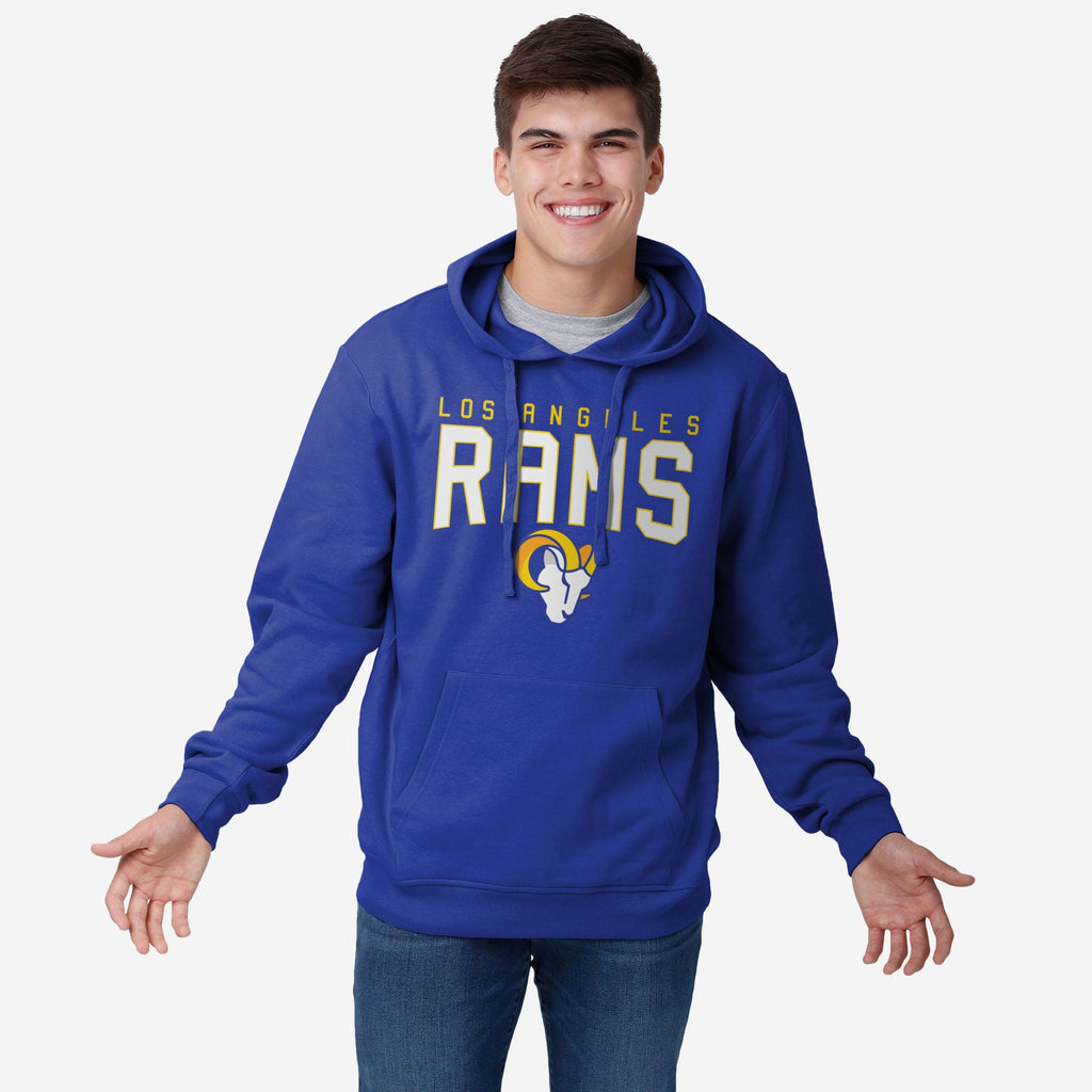 Los Angeles Rams Solid Hoodie FOCO S - FOCO.com