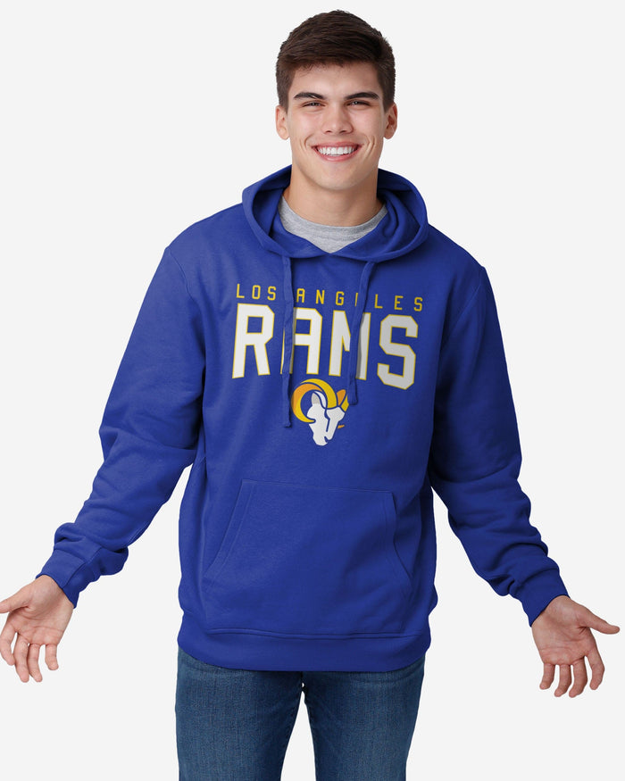 Los Angeles Rams Solid Hoodie FOCO S - FOCO.com