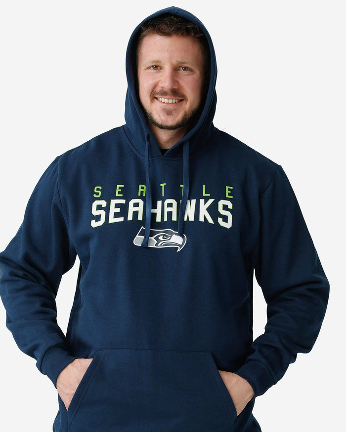 Seattle Seahawks Solid Hoodie FOCO - FOCO.com