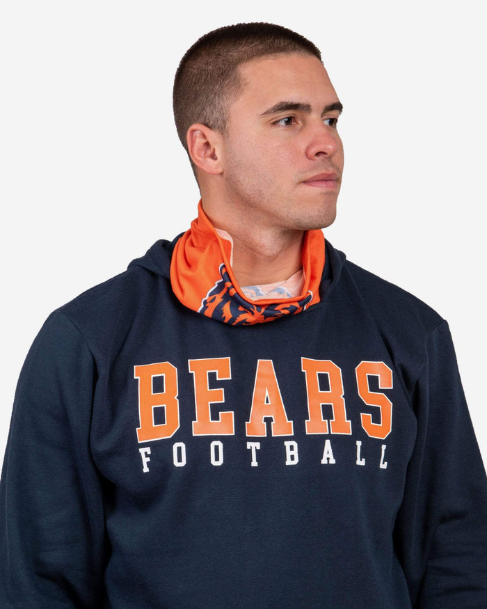 Chicago Bears Solid Gaiter Hoodie FOCO - FOCO.com