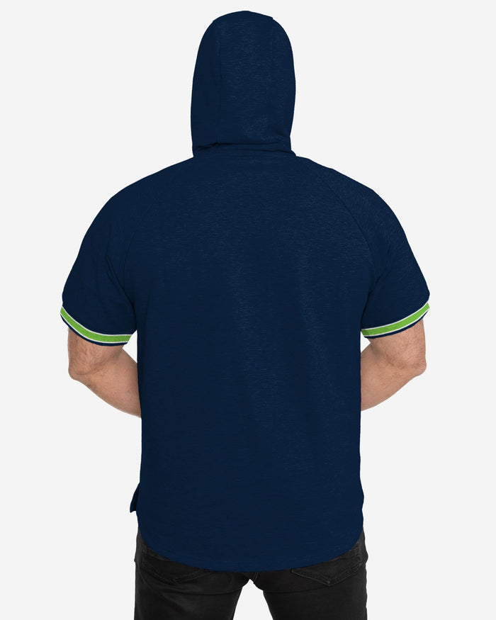 Seattle Seahawks Short Sleeve Hoodie FOCO - FOCO.com