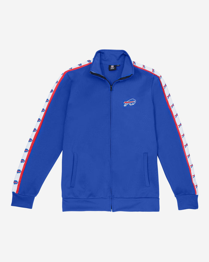 Buffalo Bills Stripe Logo Track Jacket FOCO - FOCO.com