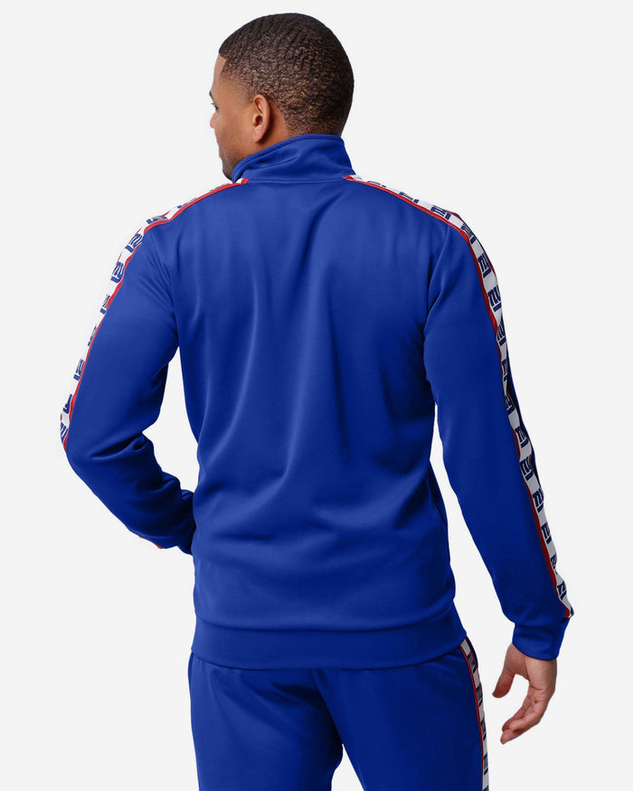 New York Giants Stripe Logo Track Jacket FOCO - FOCO.com