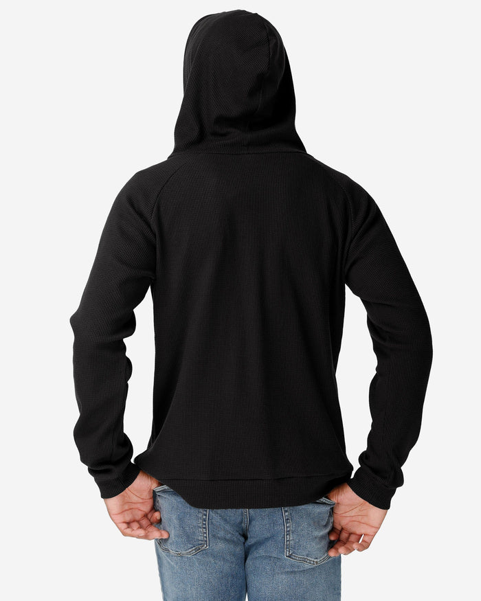 New Orleans Saints Team Color Waffle Hoodie FOCO - FOCO.com