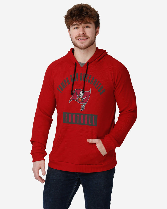 Tampa Bay Buccaneers Team Color Waffle Hoodie FOCO S - FOCO.com