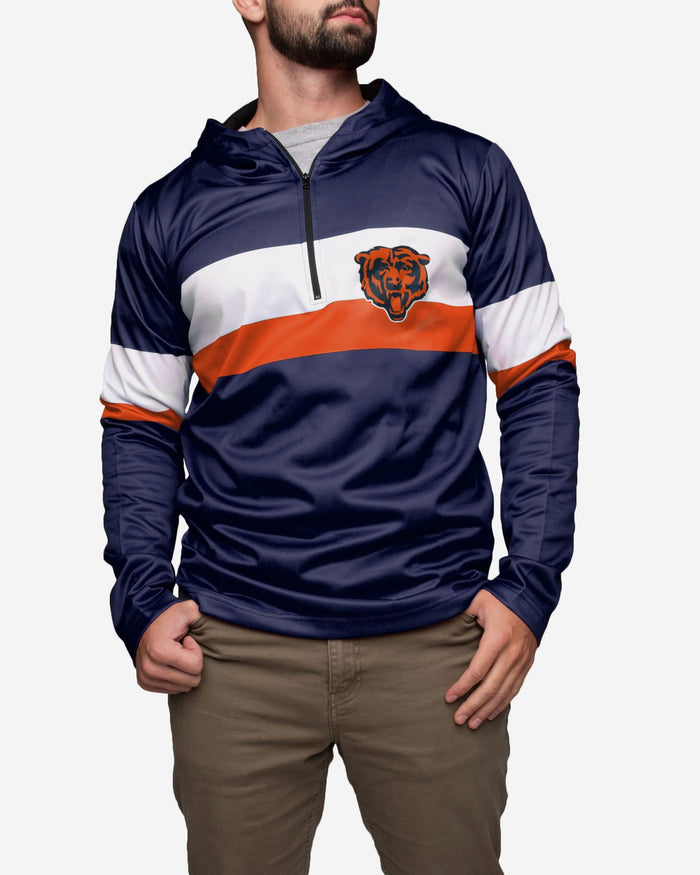 Chicago Bears Quarter Zip Hoodie FOCO - FOCO.com