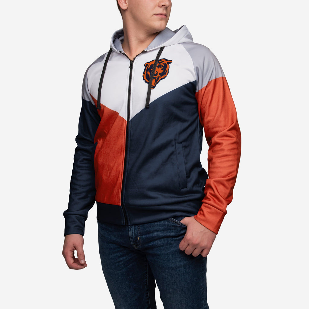 Chicago Bears Hooded Track Jacket FOCO - FOCO.com