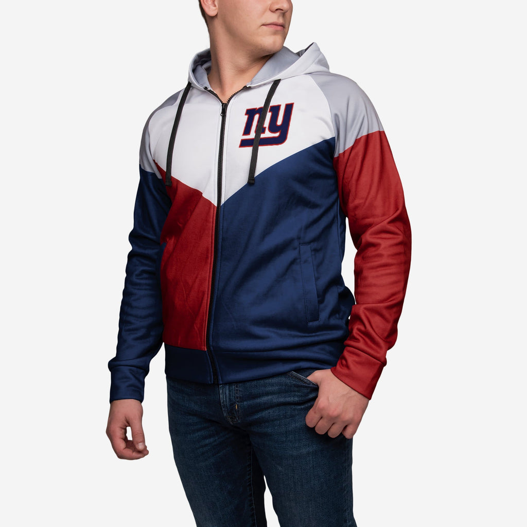 New York Giants Hooded Track Jacket FOCO - FOCO.com