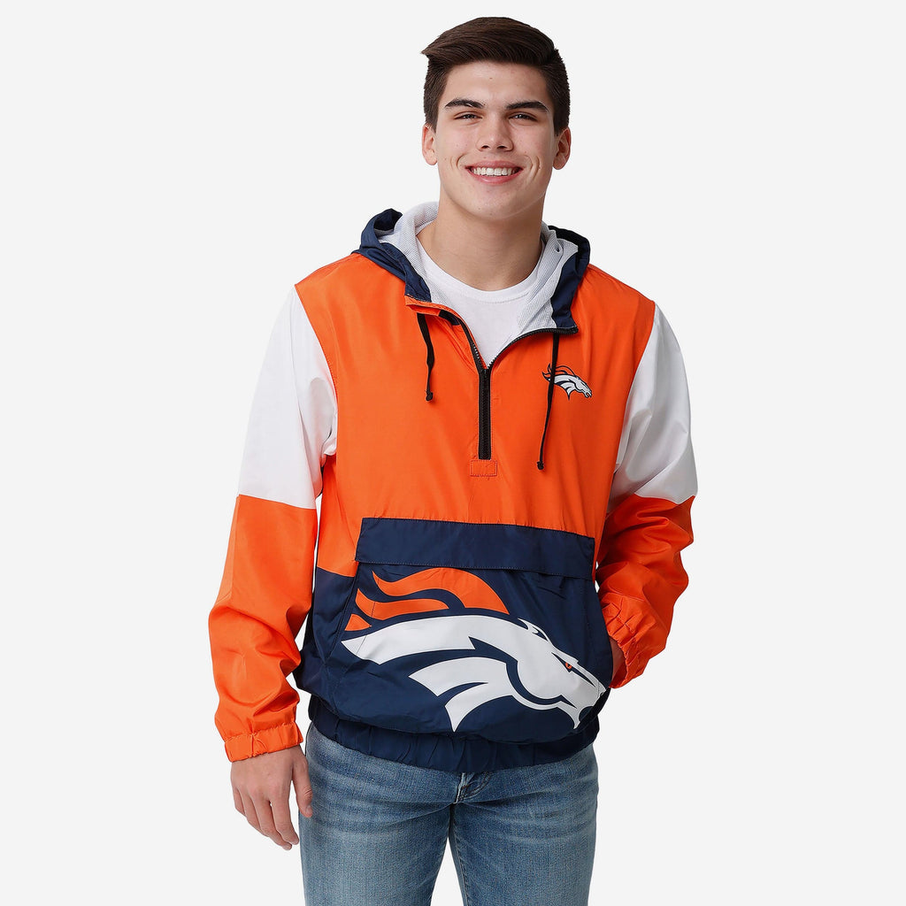 Denver Broncos Warm-Up Windbreaker FOCO S - FOCO.com