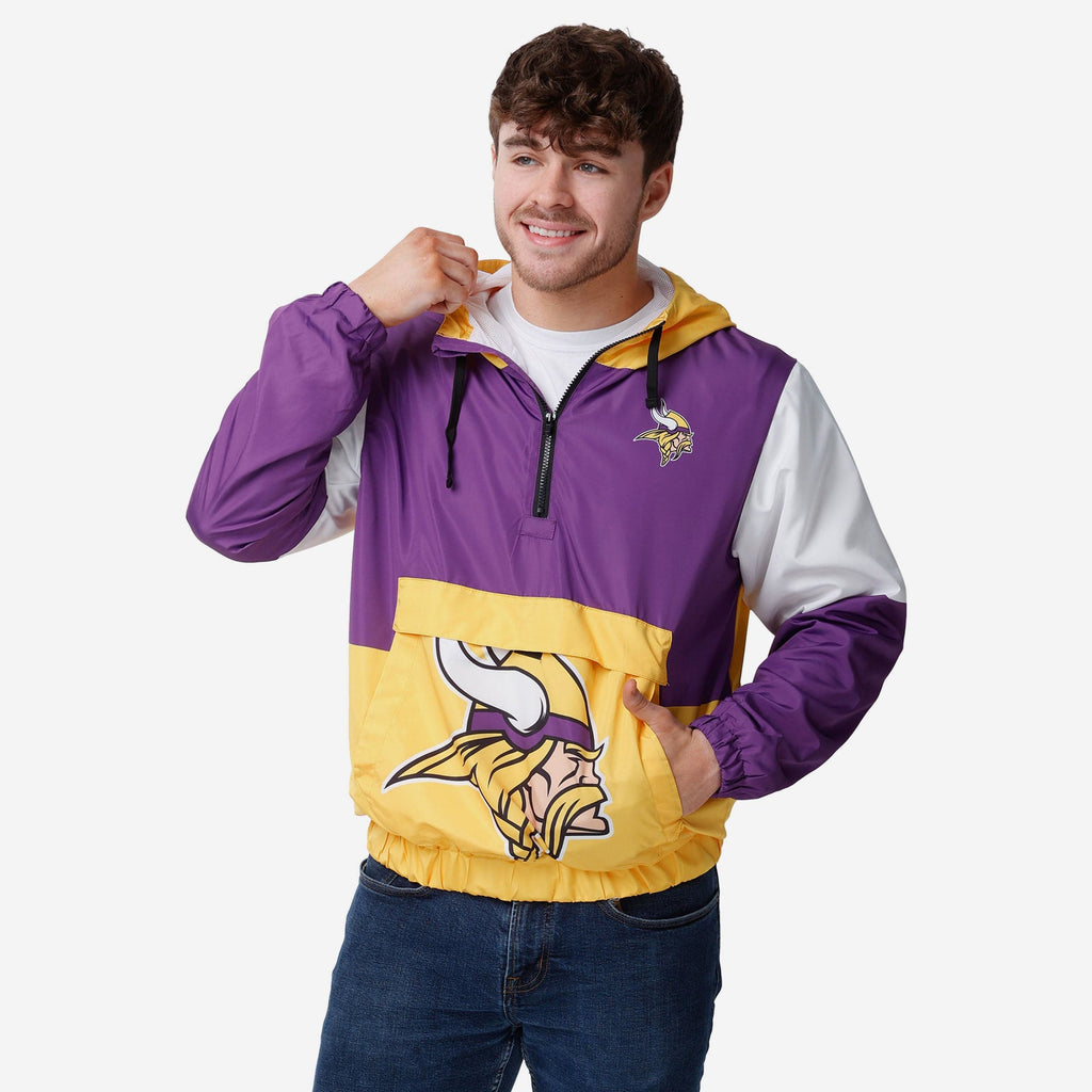 Minnesota Vikings Warm-Up Windbreaker FOCO S - FOCO.com