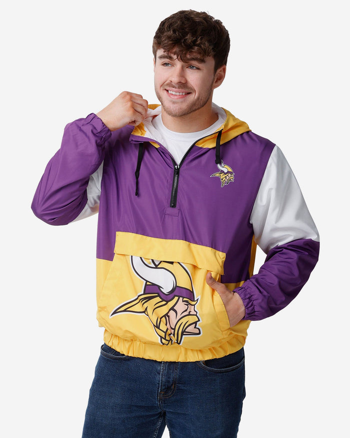 Minnesota Vikings Warm-Up Windbreaker FOCO S - FOCO.com