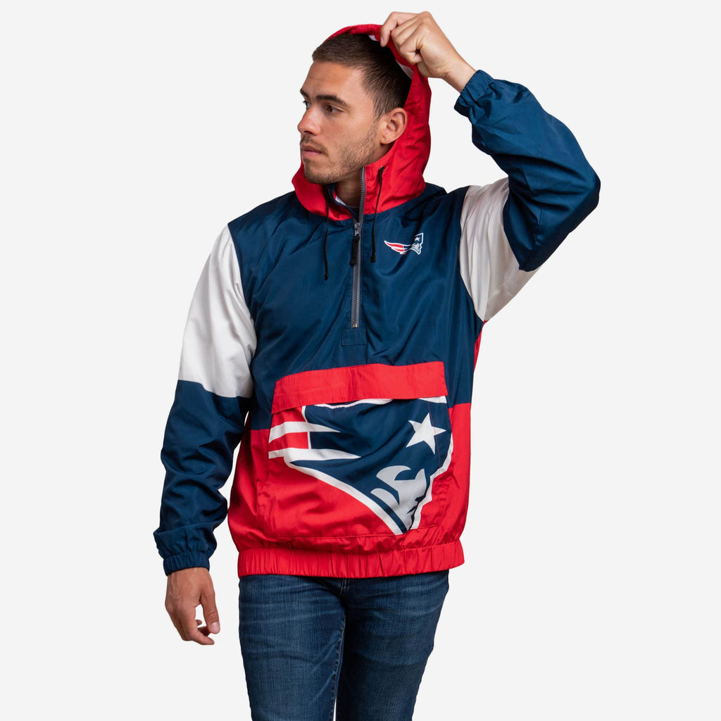 New England Patriots Warm-Up Windbreaker FOCO S - FOCO.com