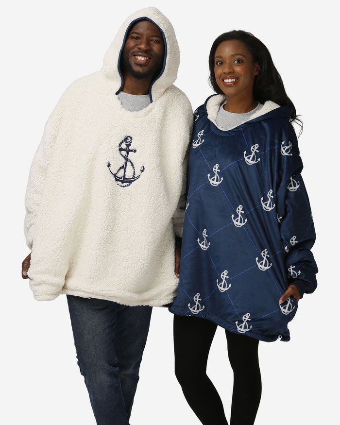 Mini Anchors Sherpa Reversible Hoodeez FOCO - FOCO.com