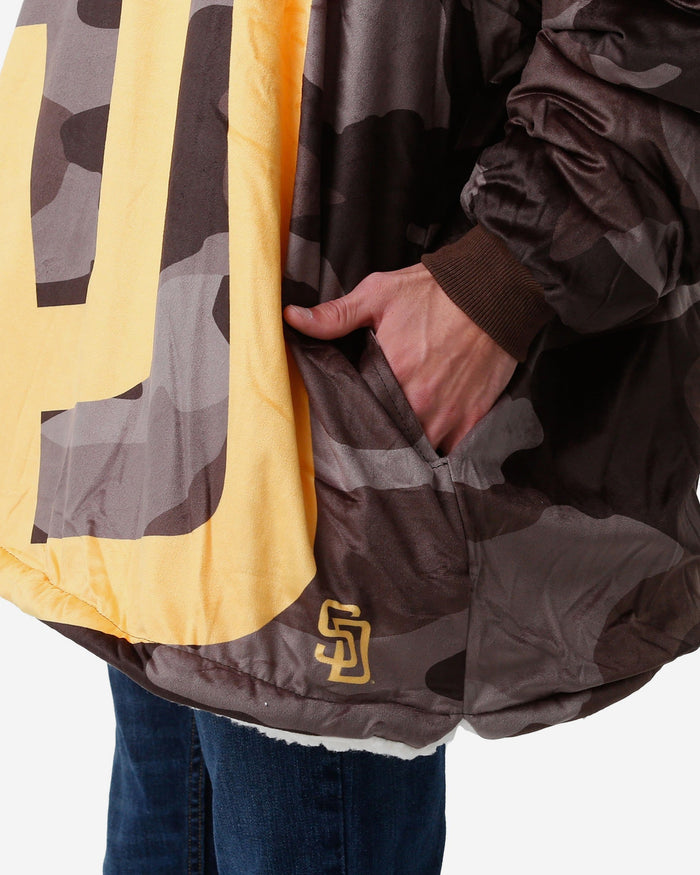 San Diego Padres Reversible Team Color Camo Hoodeez FOCO - FOCO.com