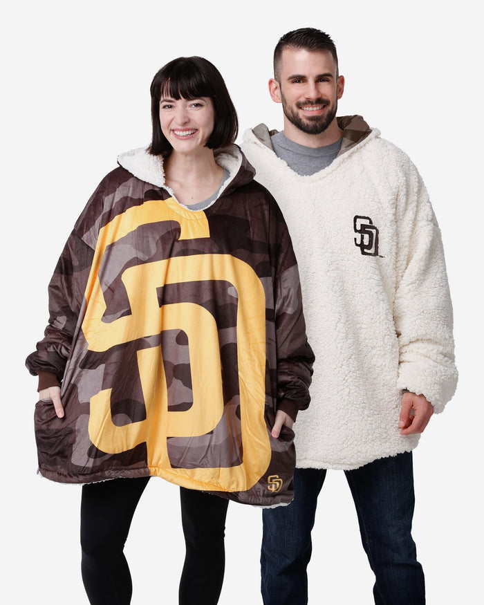 San Diego Padres Reversible Team Color Camo Hoodeez FOCO - FOCO.com