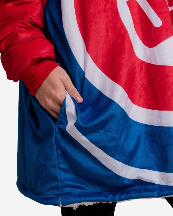 Chicago Cubs Reversible Colorblock Hoodeez FOCO - FOCO.com