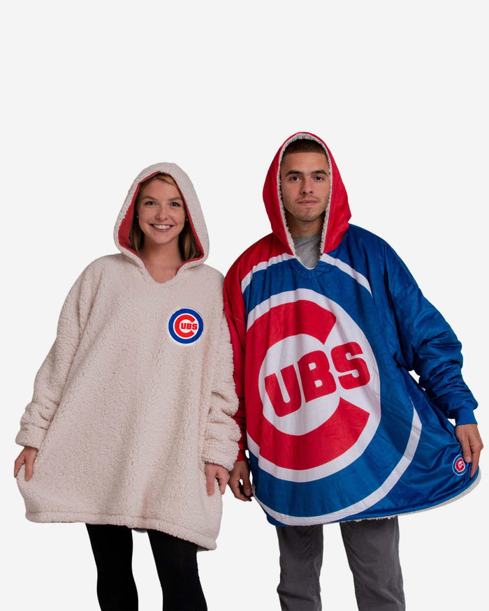 Chicago Cubs Reversible Colorblock Hoodeez FOCO - FOCO.com