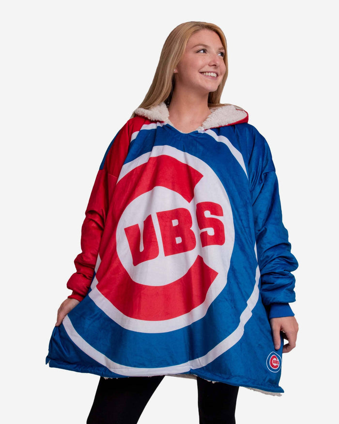 Chicago Cubs Reversible Colorblock Hoodeez FOCO - FOCO.com