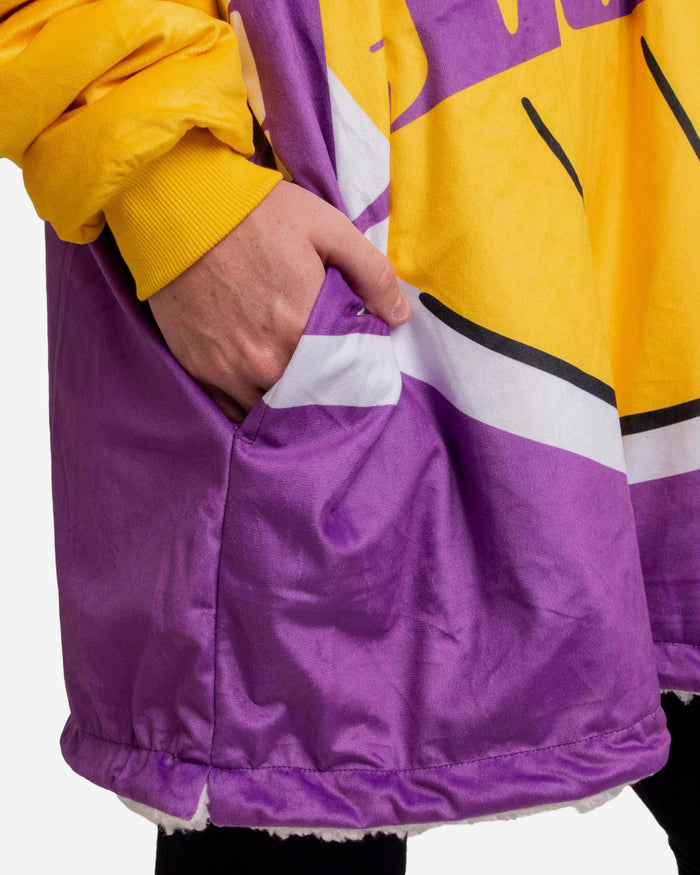 Los Angeles Lakers Reversible Colorblock Hoodeez FOCO - FOCO.com