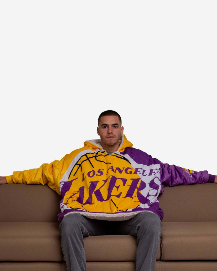 Los Angeles Lakers Reversible Colorblock Hoodeez FOCO - FOCO.com