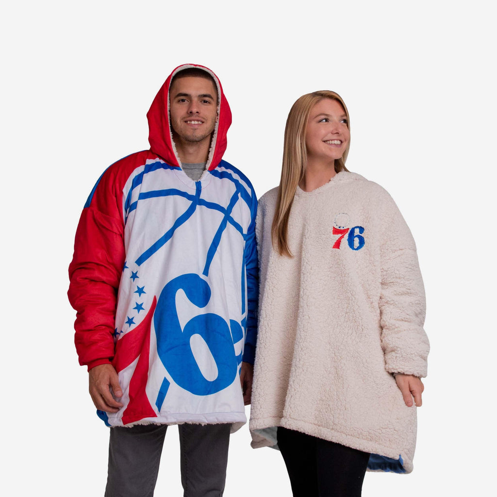 Philadelphia 76ers Reversible Colorblock Hoodeez FOCO - FOCO.com