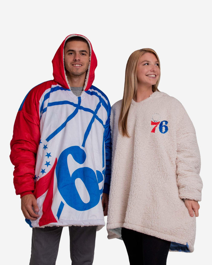 Philadelphia 76ers Reversible Colorblock Hoodeez FOCO - FOCO.com