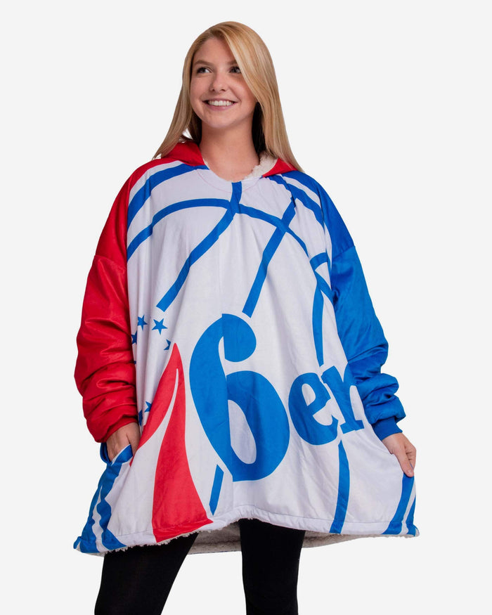 Philadelphia 76ers Reversible Colorblock Hoodeez FOCO - FOCO.com