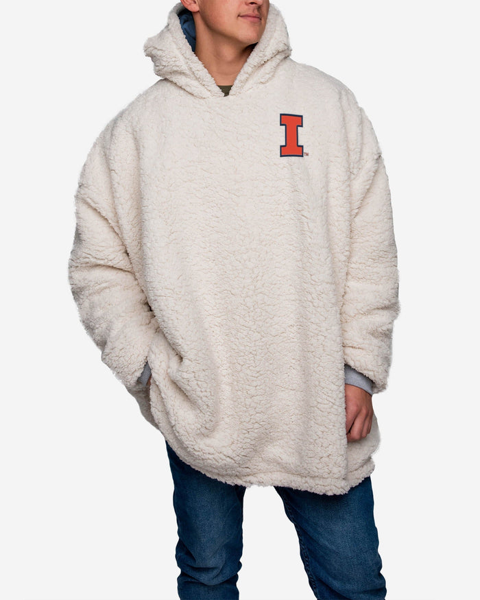 Illinois Fighting Illini Reversible Big Logo Hoodeez FOCO - FOCO.com