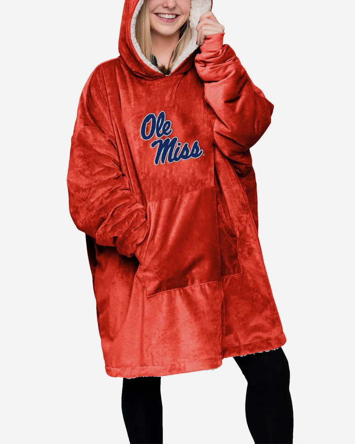 Ole Miss Rebels Reversible Big Logo Hoodeez FOCO - FOCO.com