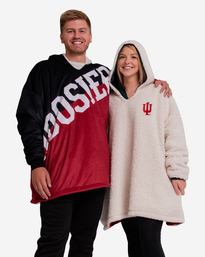 Indiana Hoosiers Reversible Colorblock Hoodeez FOCO - FOCO.com