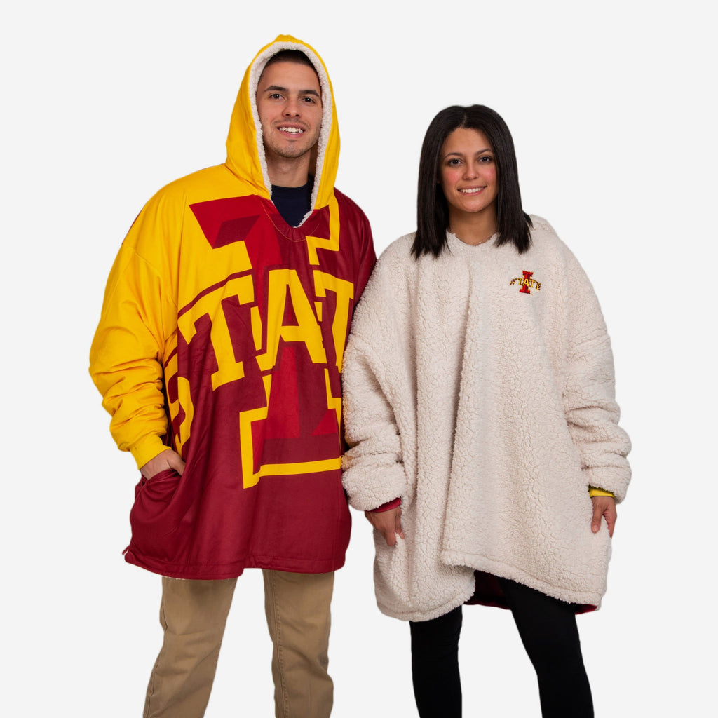 Iowa State Cyclones Reversible Colorblock Hoodeez FOCO - FOCO.com