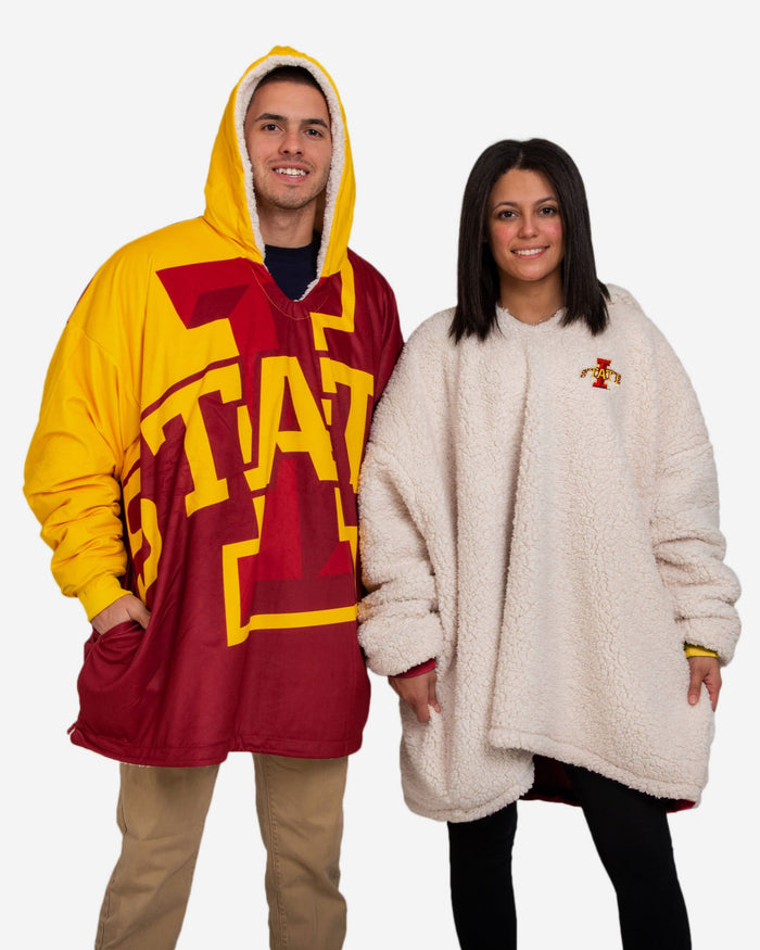 Iowa State Cyclones Reversible Colorblock Hoodeez FOCO - FOCO.com