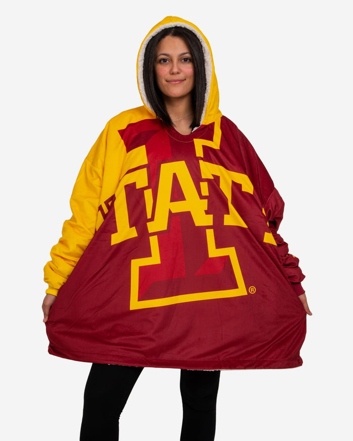 Iowa State Cyclones Reversible Colorblock Hoodeez FOCO - FOCO.com