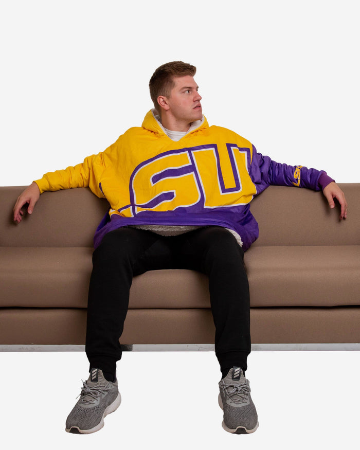 LSU Tigers Reversible Colorblock Hoodeez FOCO - FOCO.com