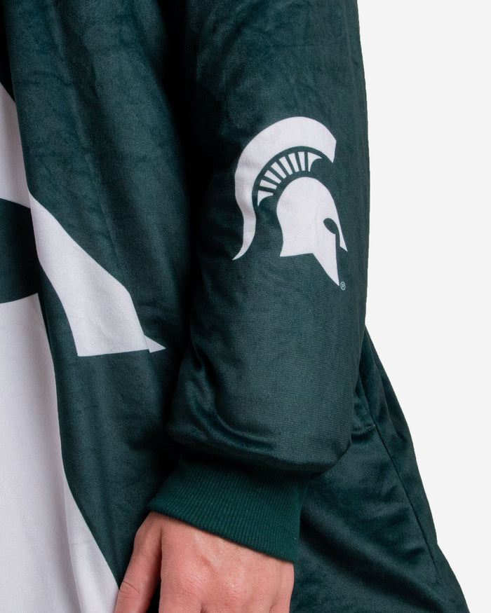 Michigan State Spartans Reversible Colorblock Hoodeez FOCO - FOCO.com