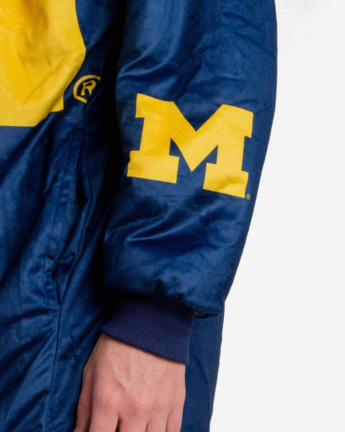 Michigan Wolverines Reversible Colorblock Hoodeez FOCO - FOCO.com