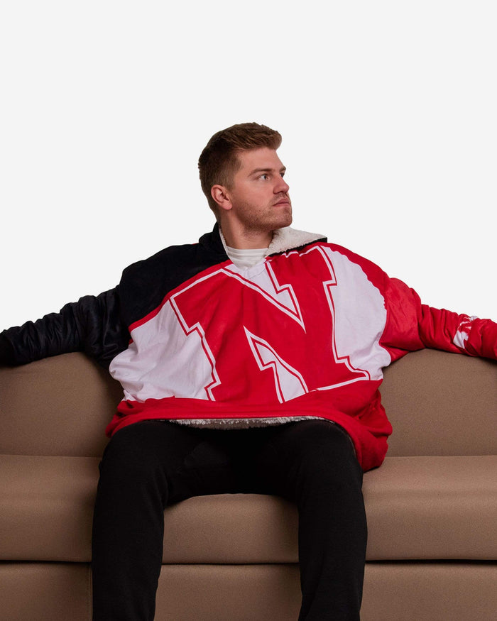 Nebraska Cornhuskers Reversible Colorblock Hoodeez FOCO - FOCO.com