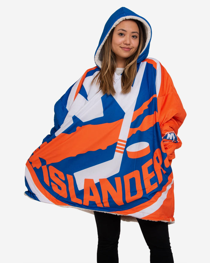 New York Islanders Reversible Colorblock Hoodeez FOCO - FOCO.com